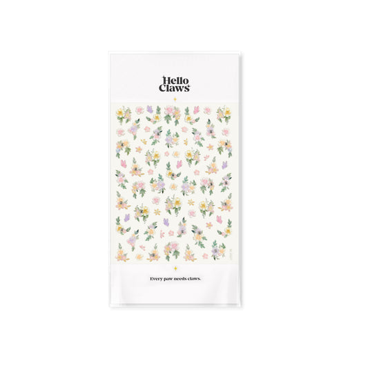 Floral patterned product with 'Hello Clove' branding on a white background