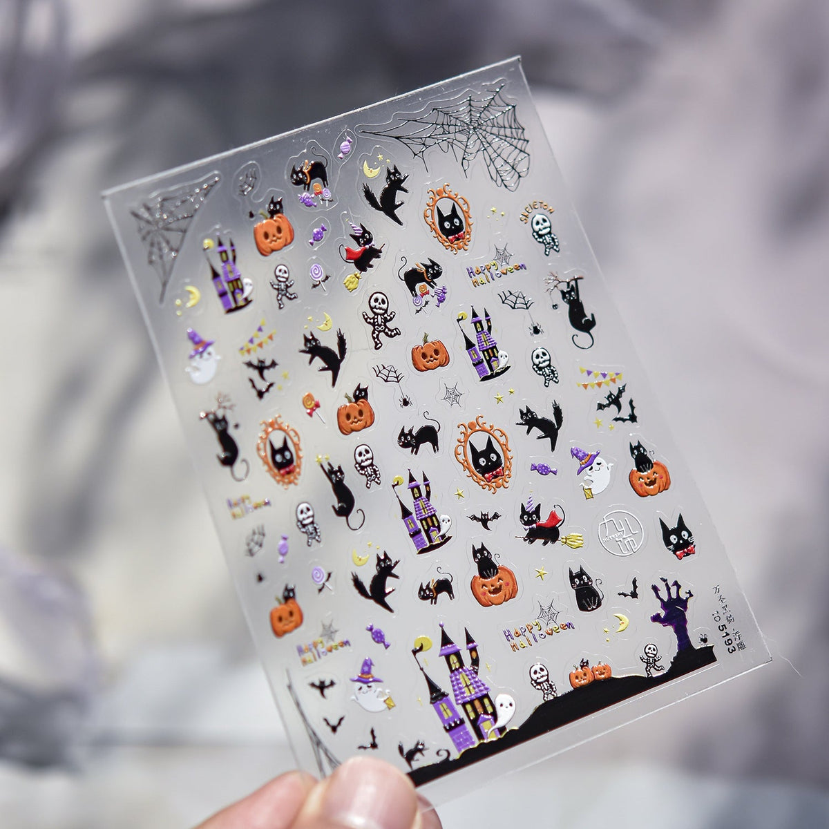 Hello Claws | Halloween Theme Nail Deco Stickers 
