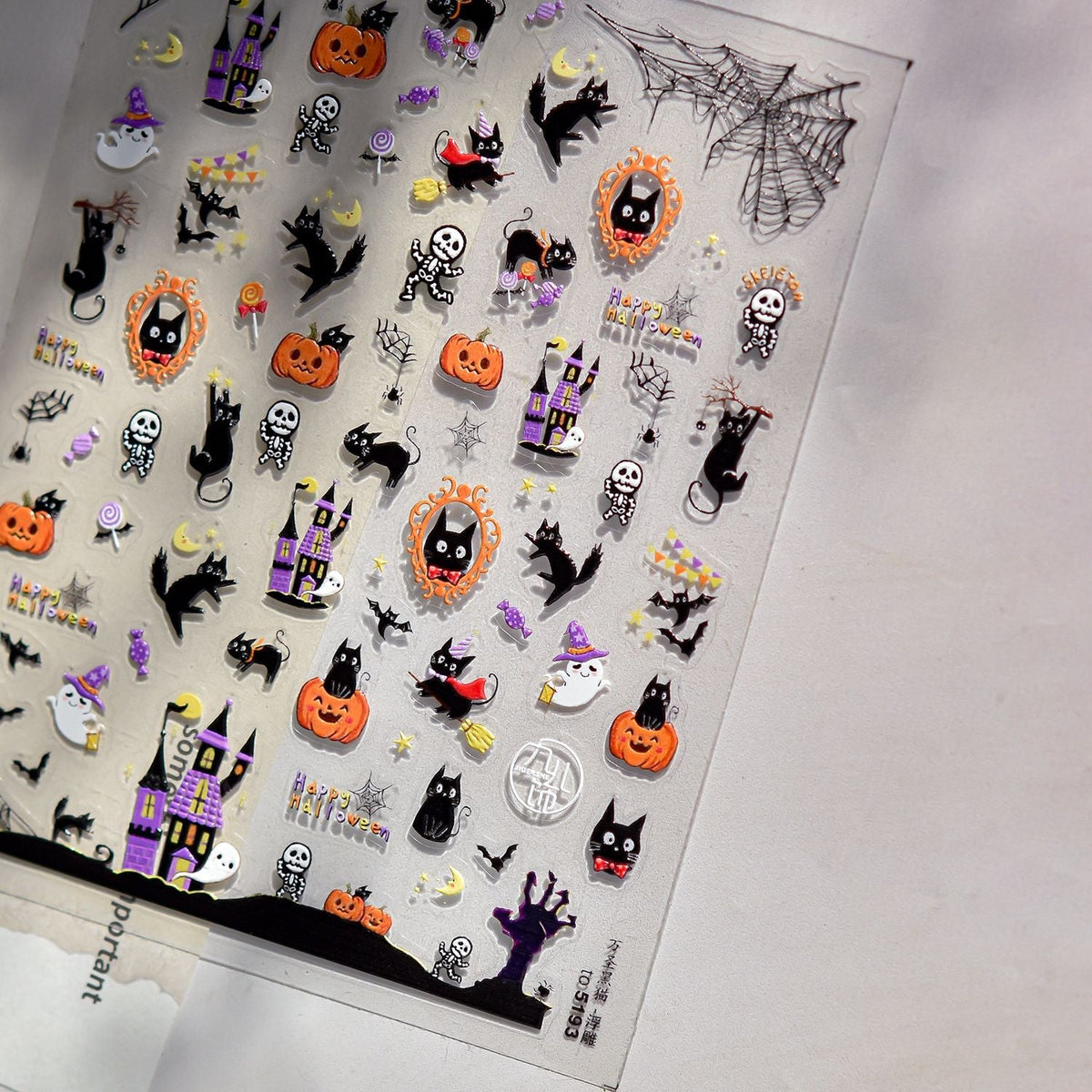 Hello Claws | Halloween Theme Nail Deco Stickers 