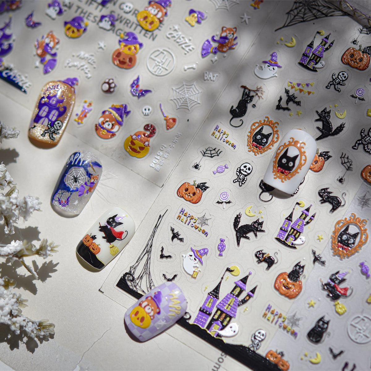 Hello Claws | Halloween Theme Nail Deco Stickers 