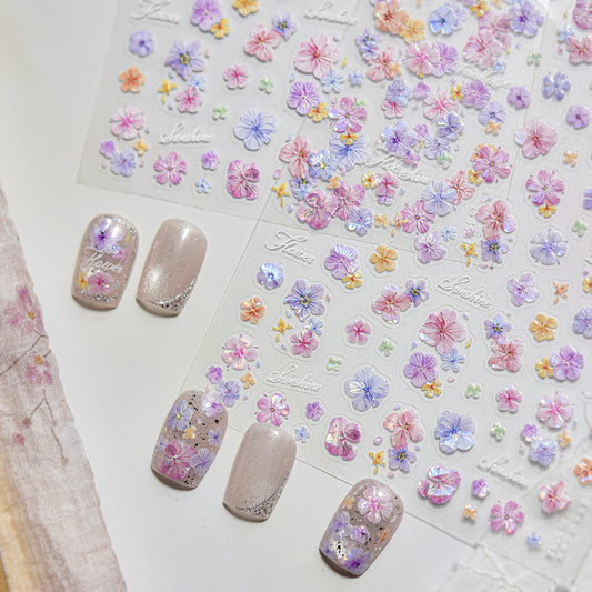 Hello Claws | Vintage Dried Flower Nail Deco Sticker