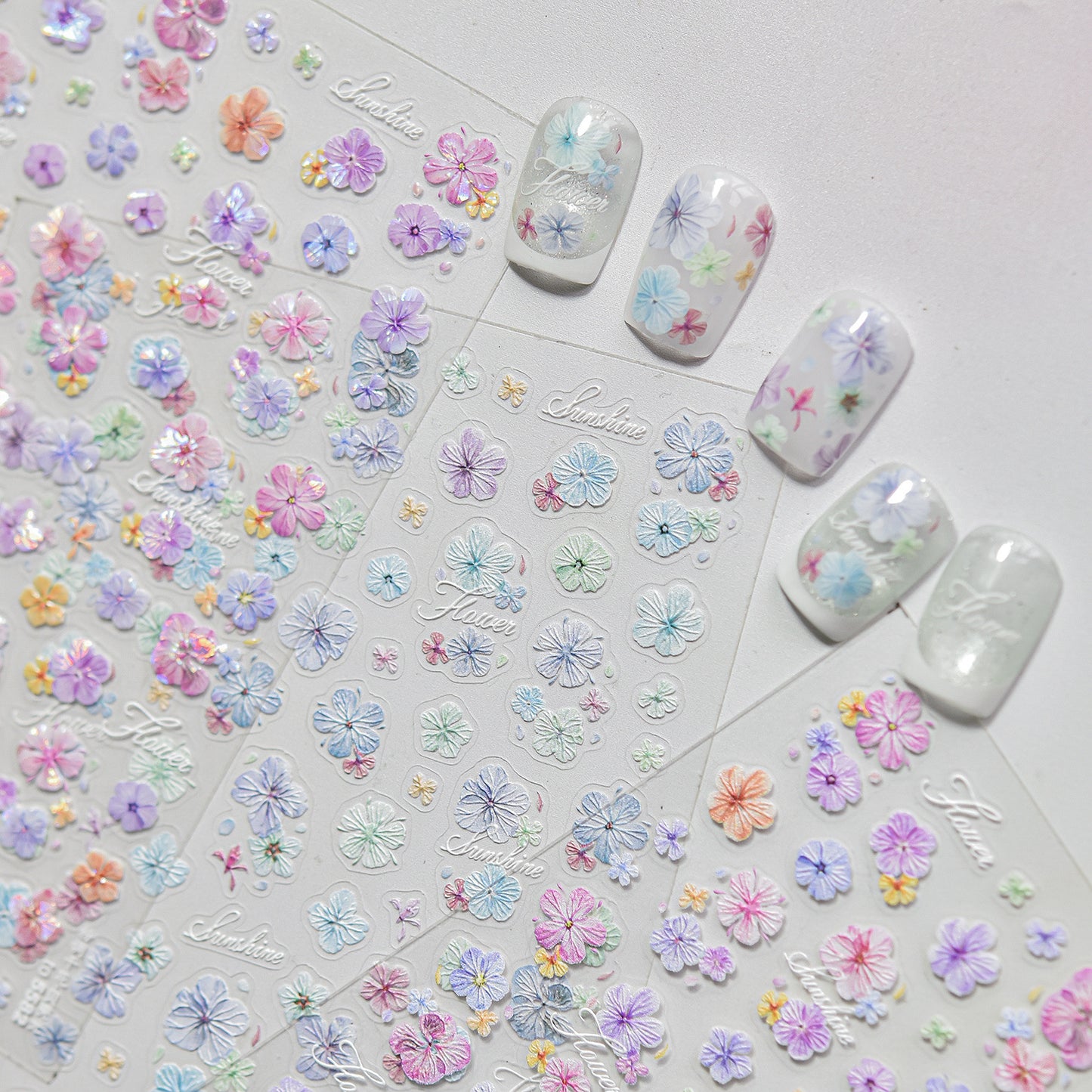 Hello Claws | Vintage Dried Flower Nail Deco Sticker
