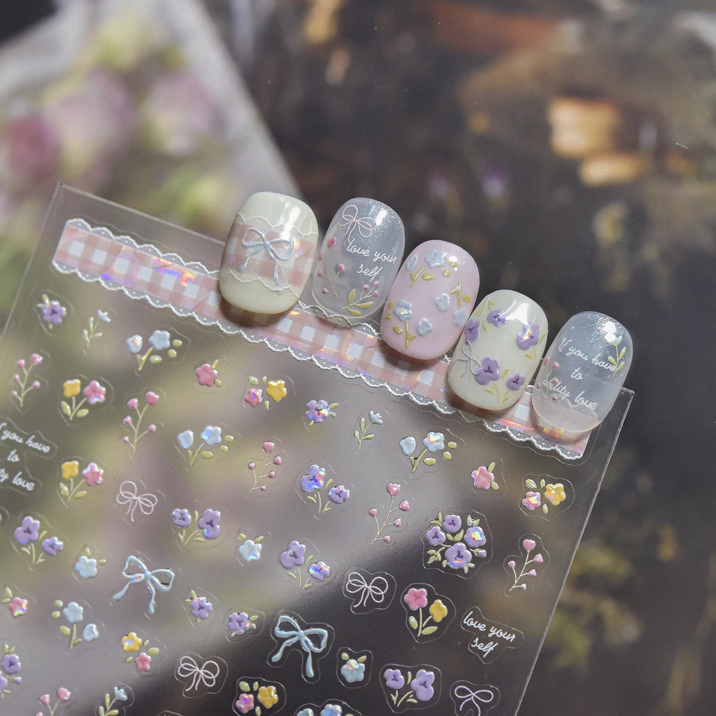 Hello Claws | Spring Flower Nail Deco Sticker 