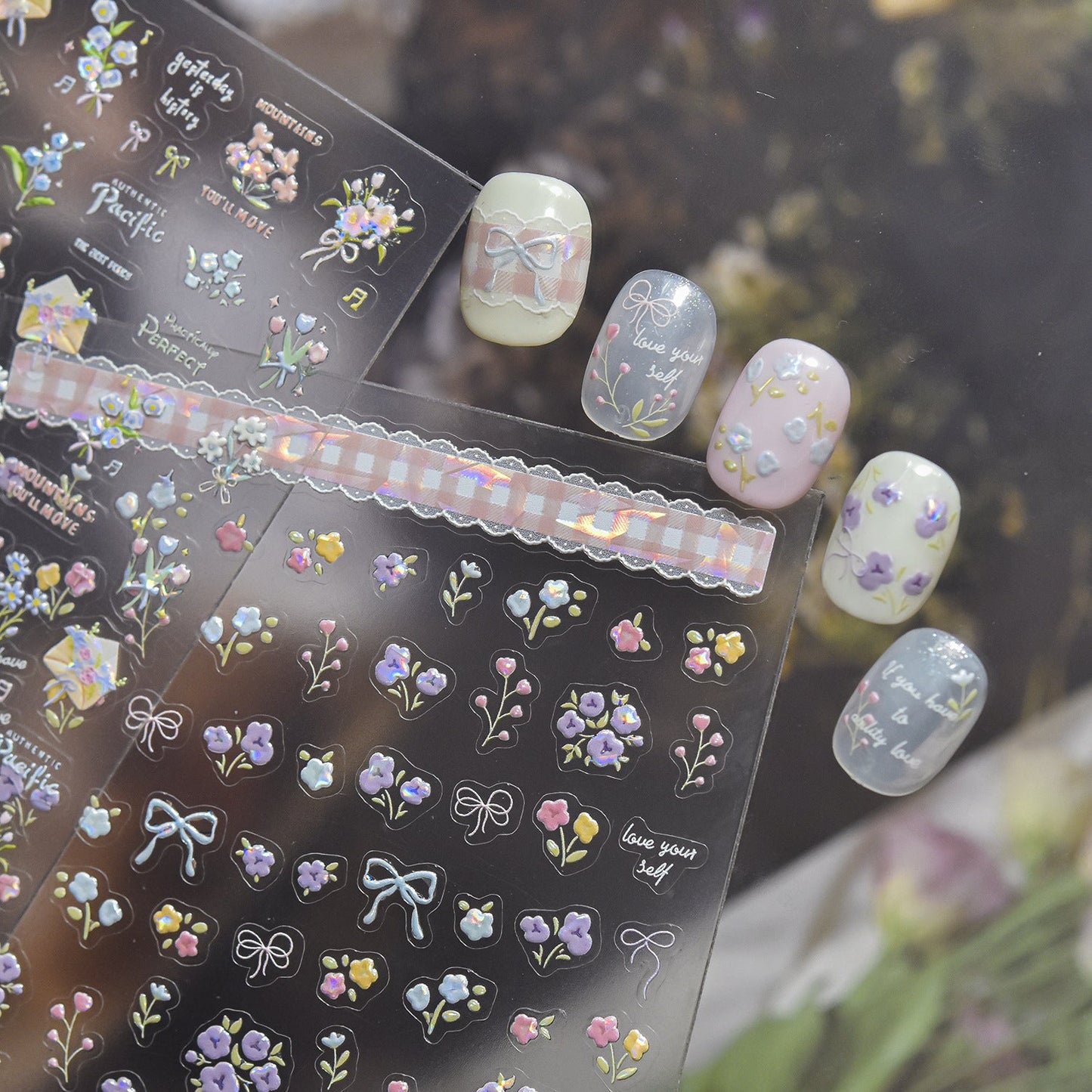 Hello Claws | Spring Flower Nail Deco Sticker 
