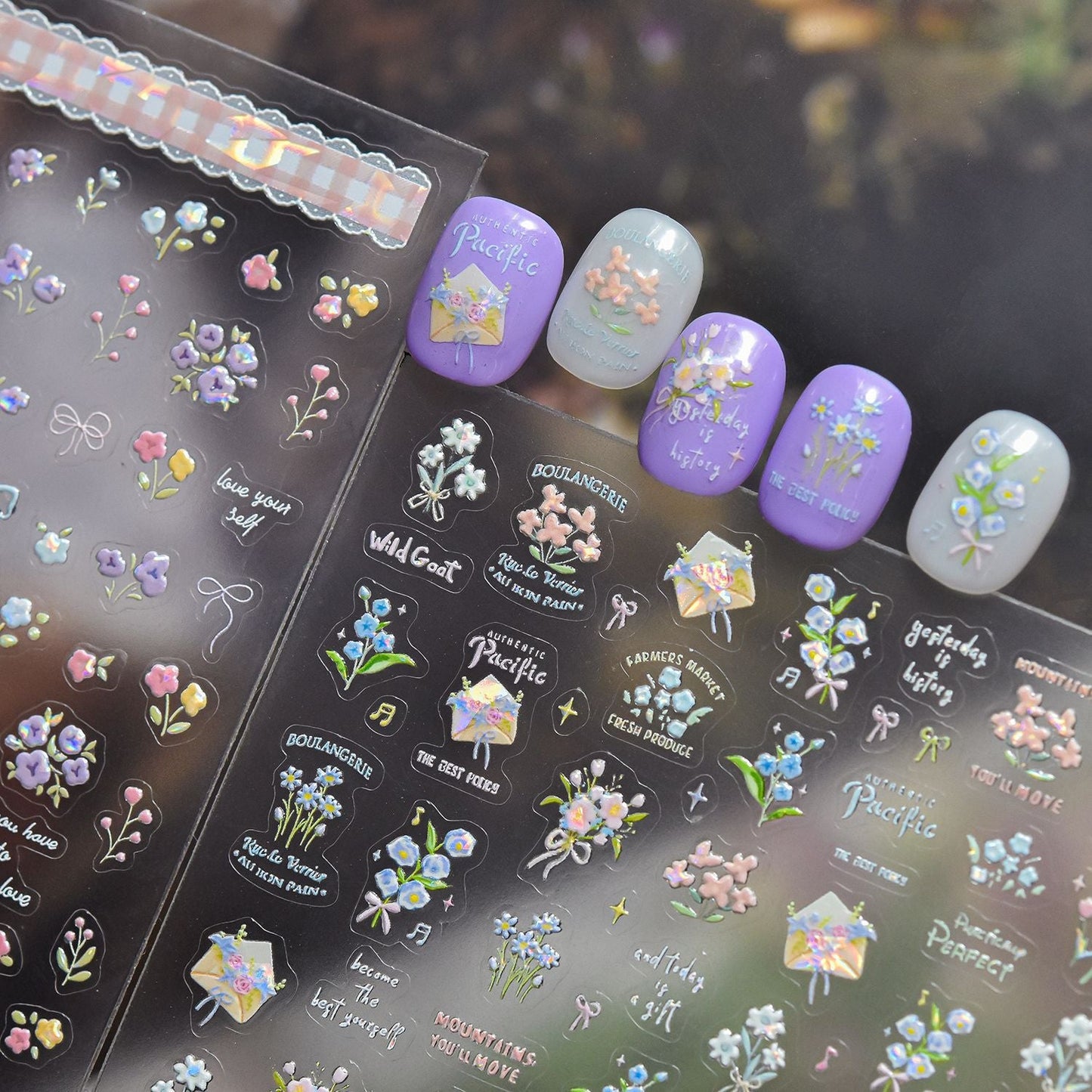 Hello Claws | Spring Flower Nail Deco Sticker 