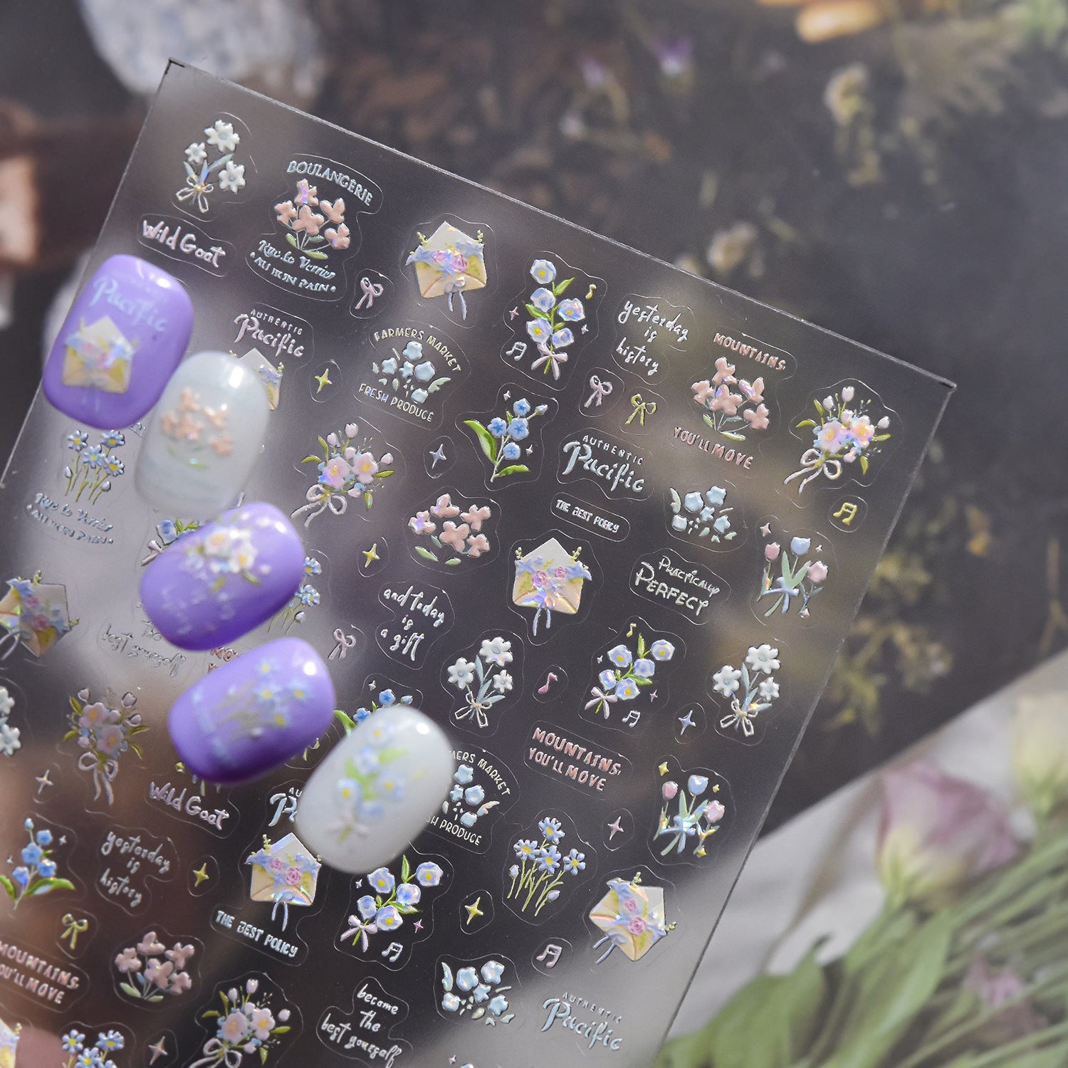 Hello Claws | Spring Flower Nail Deco Sticker 