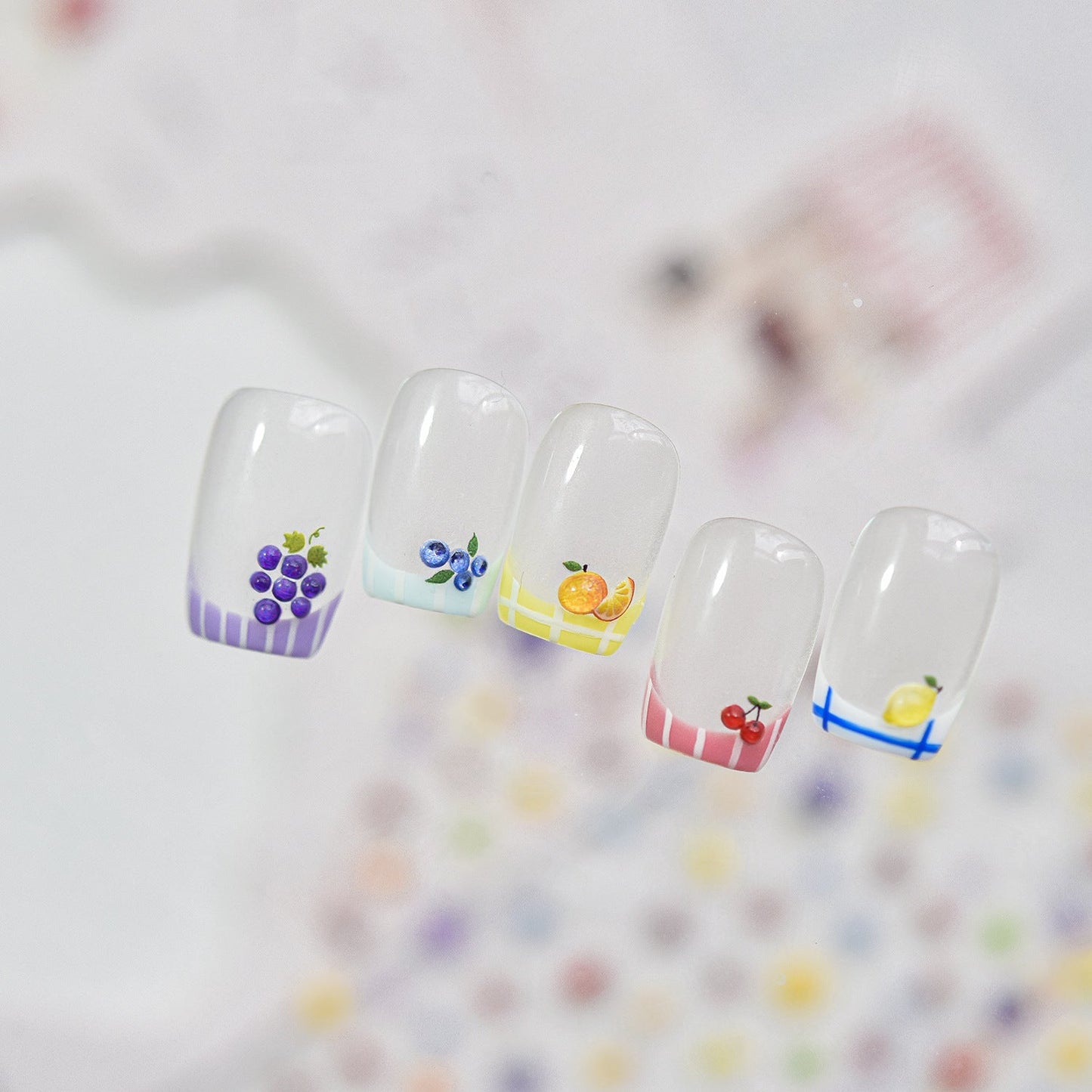 Hello Claws | Summer Mini Fruit Nail Deco Sticker 