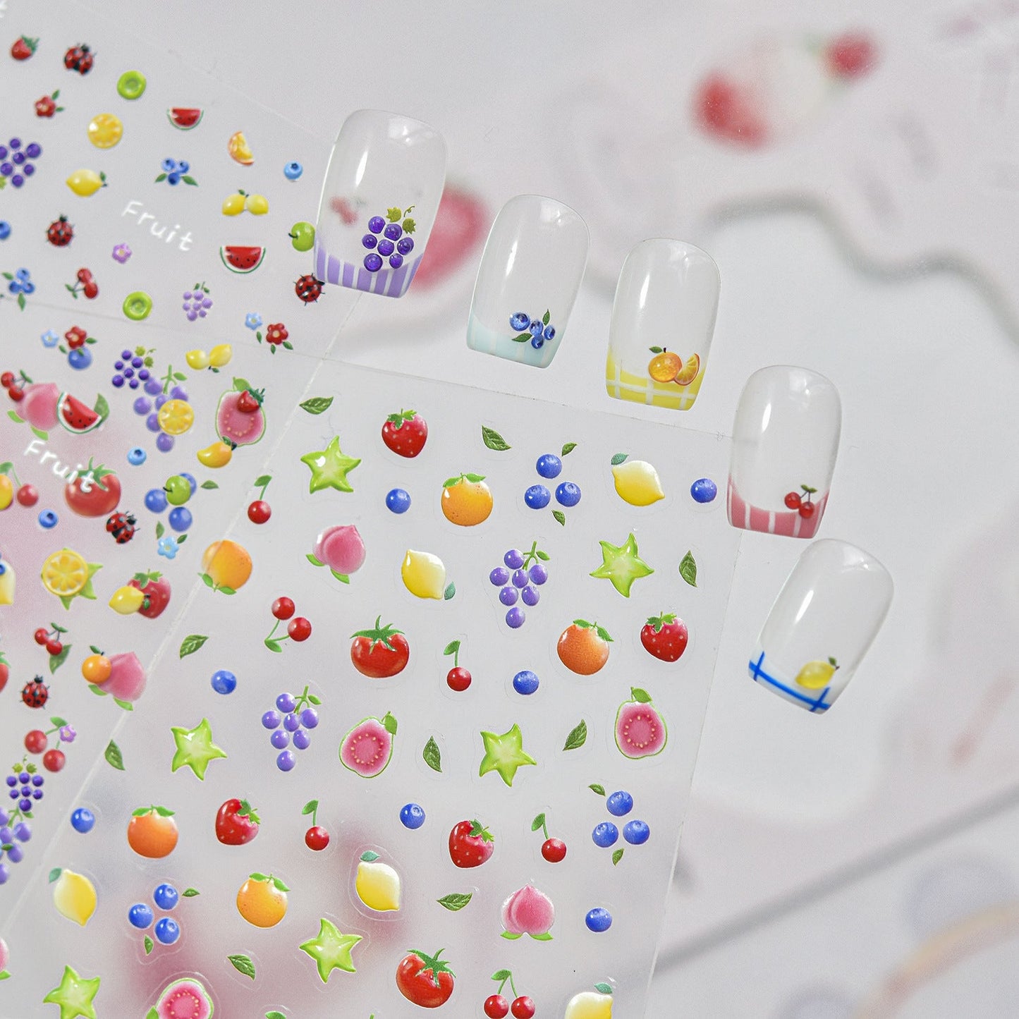 Hello Claws | Summer Mini Fruit Nail Deco Sticker 
