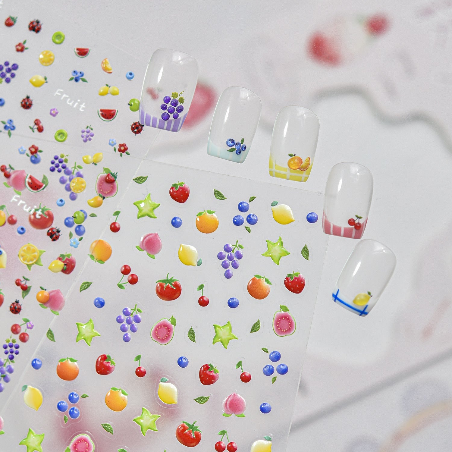 Hello Claws | Summer Mini Fruit Nail Deco Sticker 
