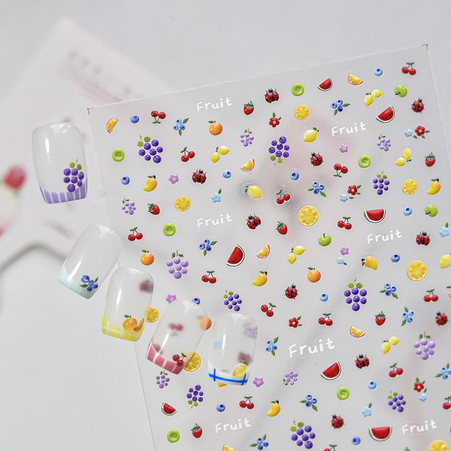 Hello Claws | Summer Mini Fruit Nail Deco Sticker 