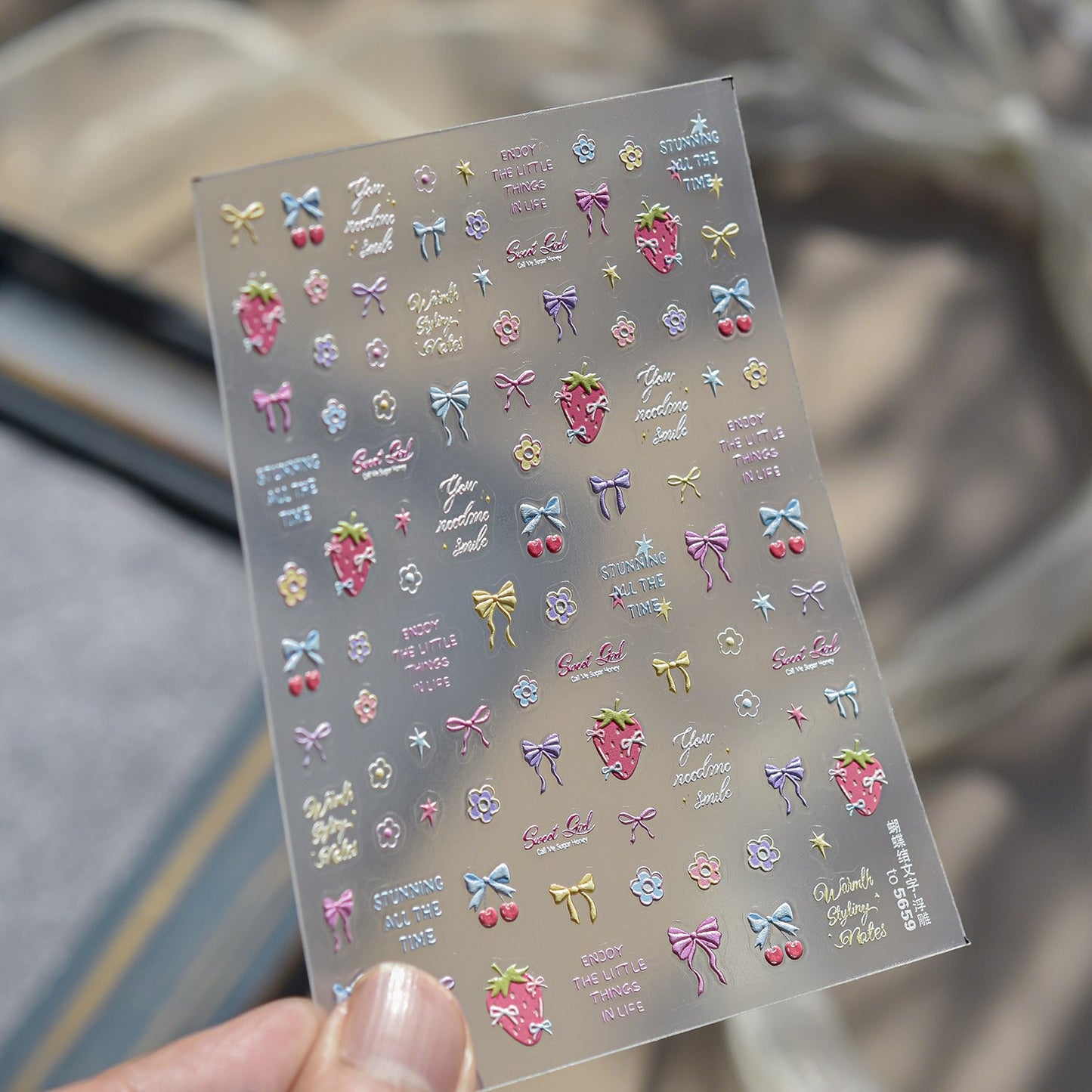Hello Claws | Mini Colourful Bowknot Nail Deco Sticker 
