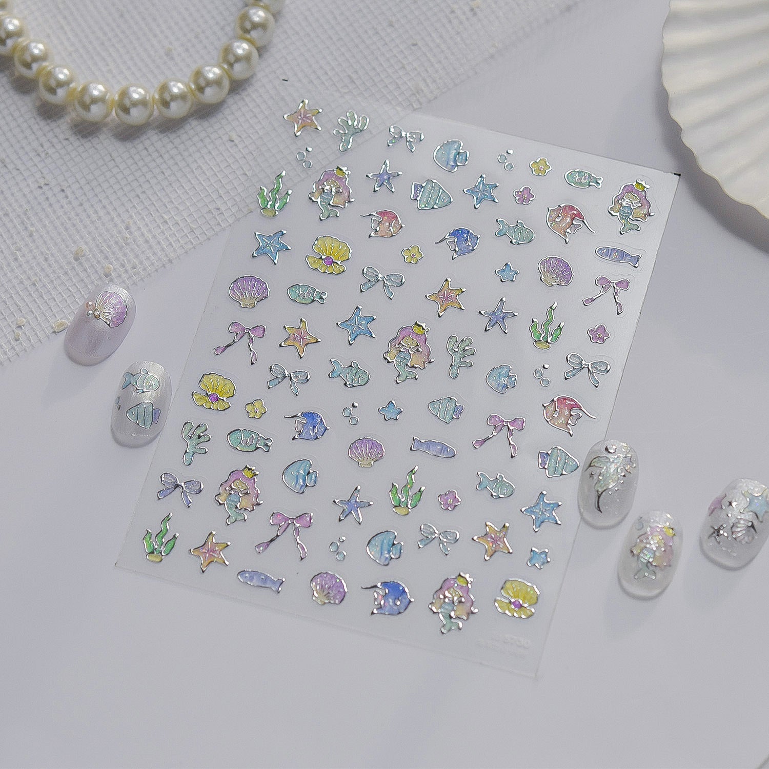 Hello Claws | Starry Mini Ocean Animal Nail Deco Sticker 