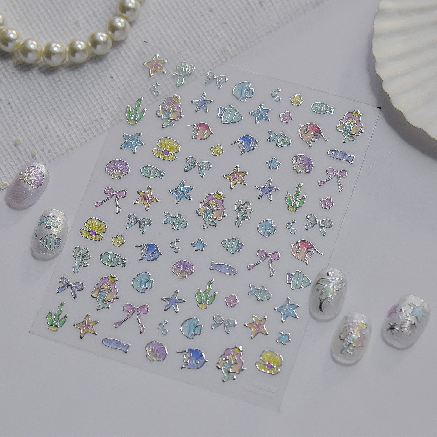 Hello Claws | Starry Mini Ocean Animal Nail Deco Sticker 