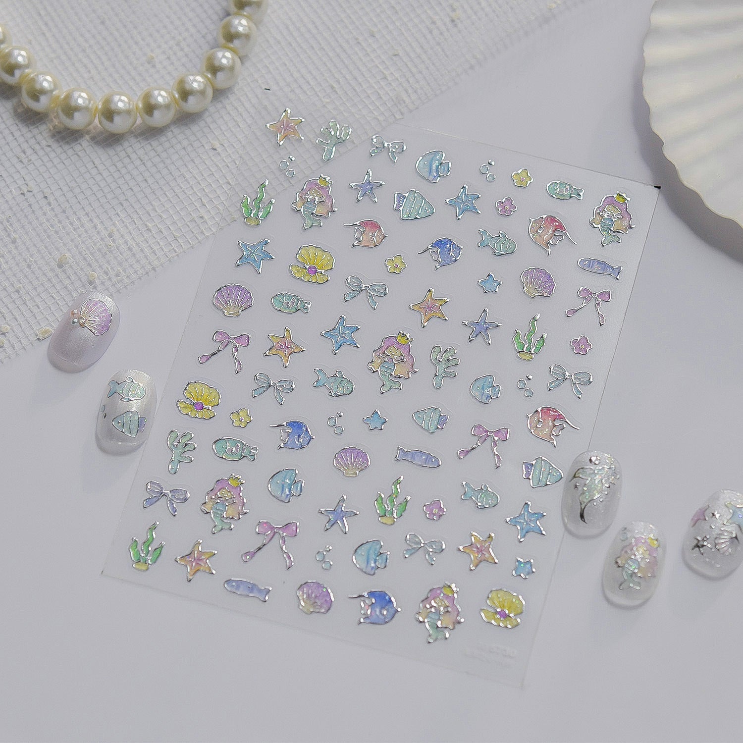 Hello Claws | Starry Mini Ocean Animal Nail Deco Sticker 