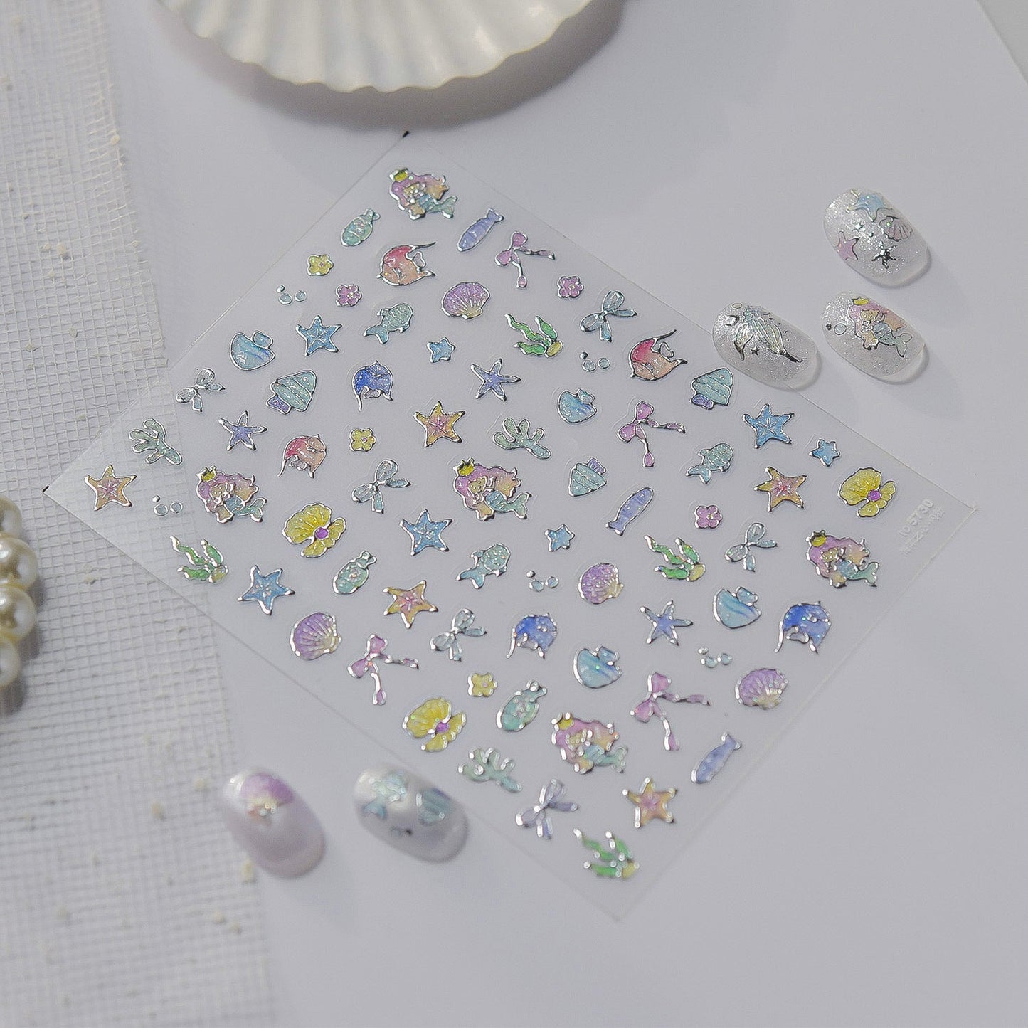 Hello Claws | Starry Mini Ocean Animal Nail Deco Sticker 