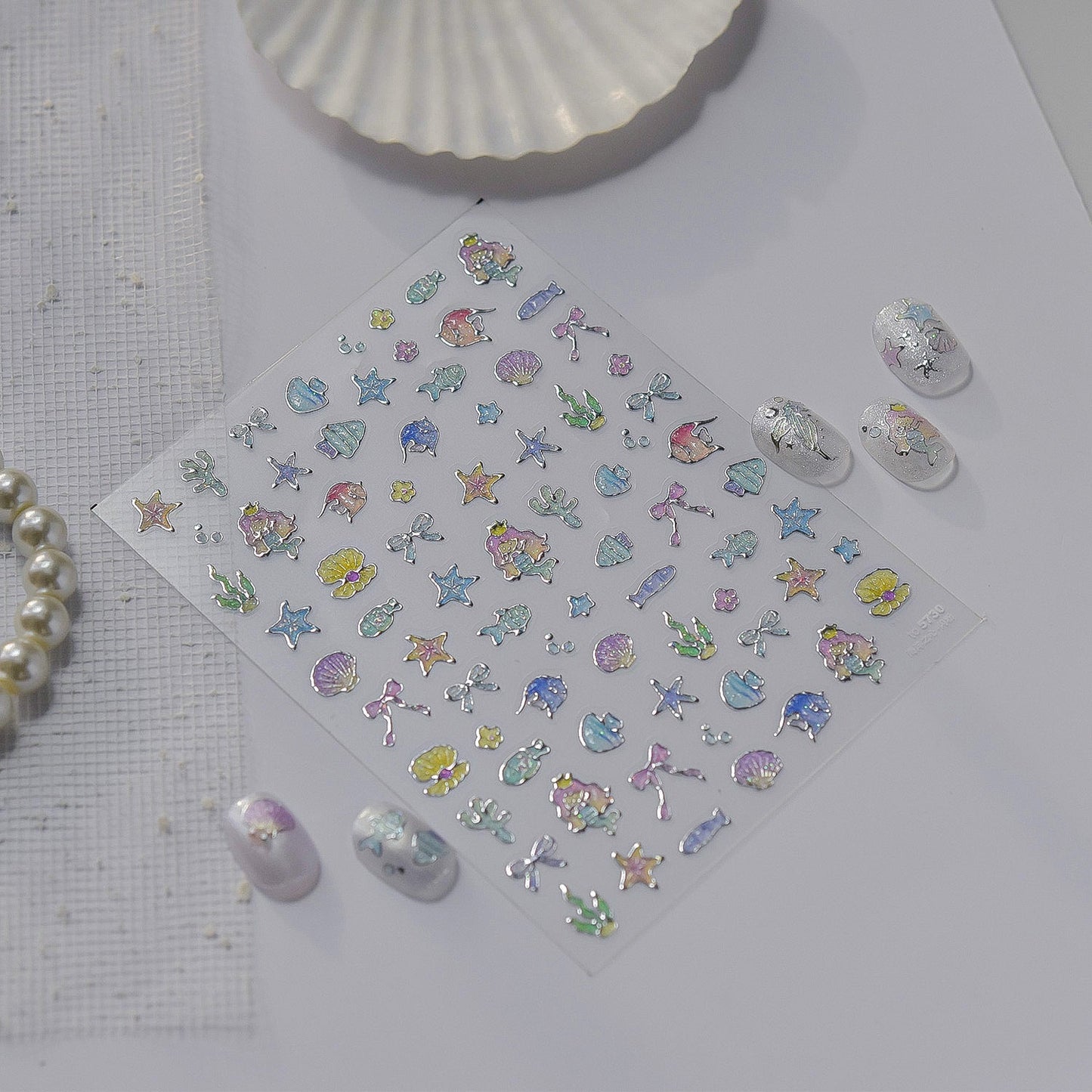 Hello Claws | Starry Mini Ocean Animal Nail Deco Sticker 