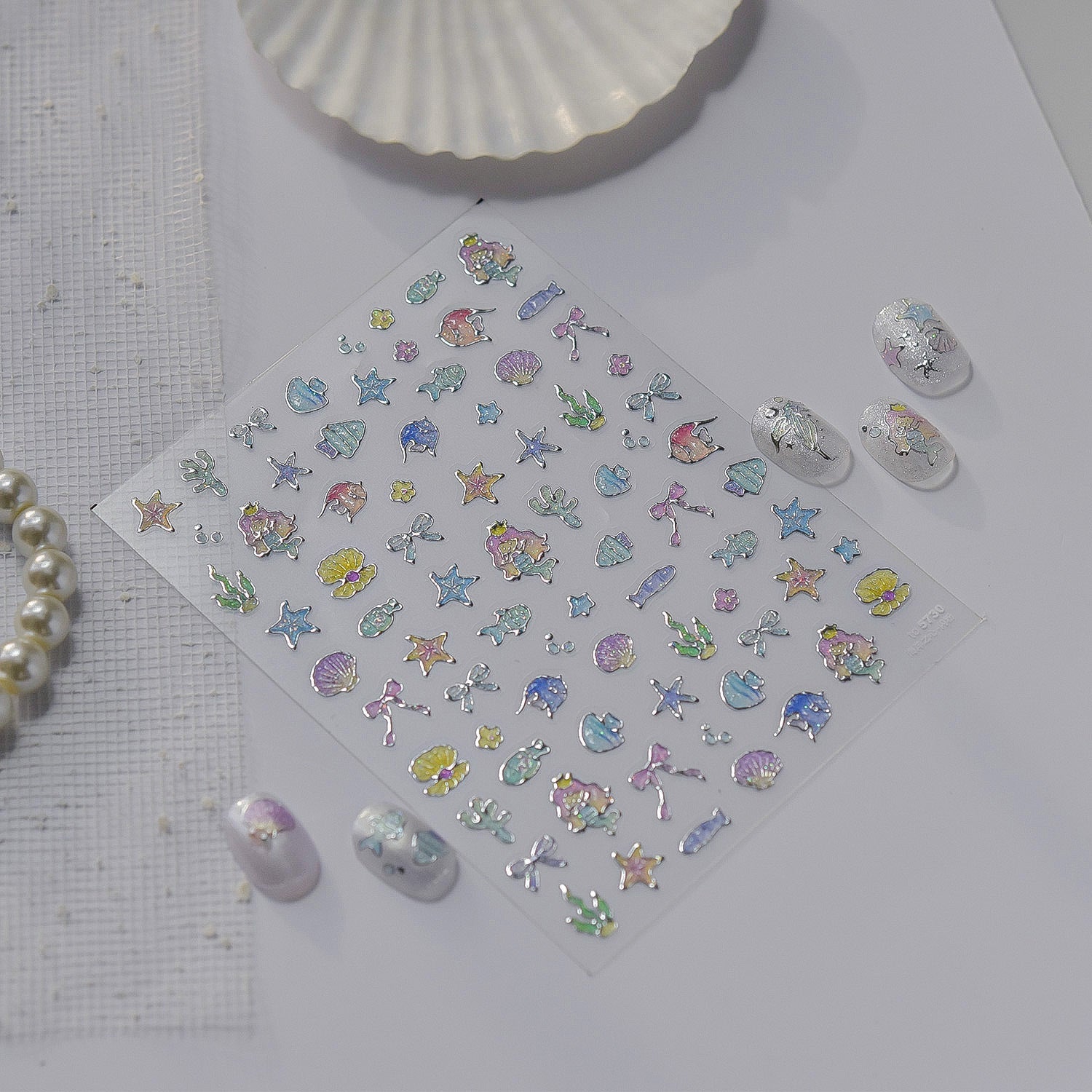 Hello Claws | Starry Mini Ocean Animal Nail Deco Sticker 