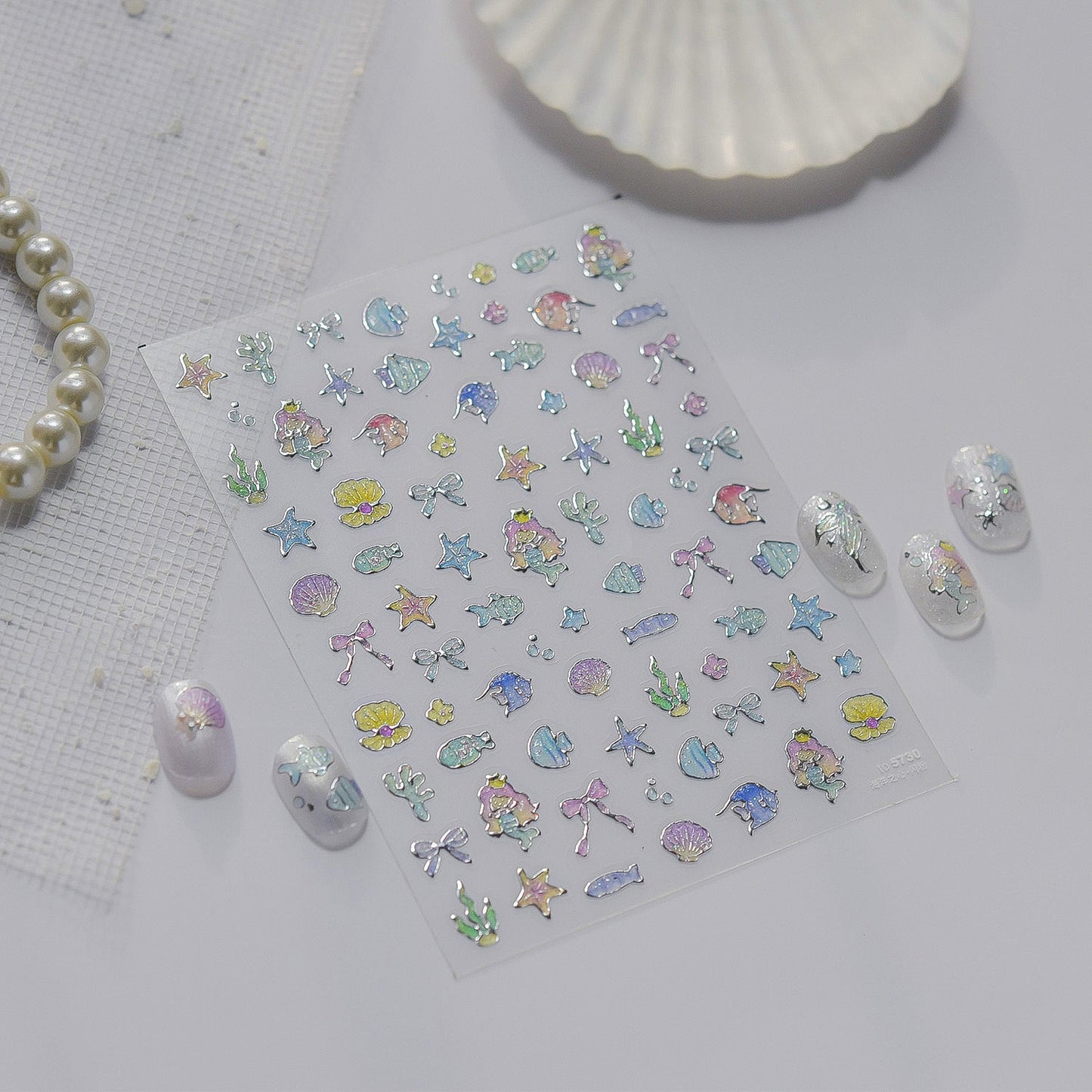 Hello Claws | Starry Mini Ocean Animal Nail Deco Sticker 