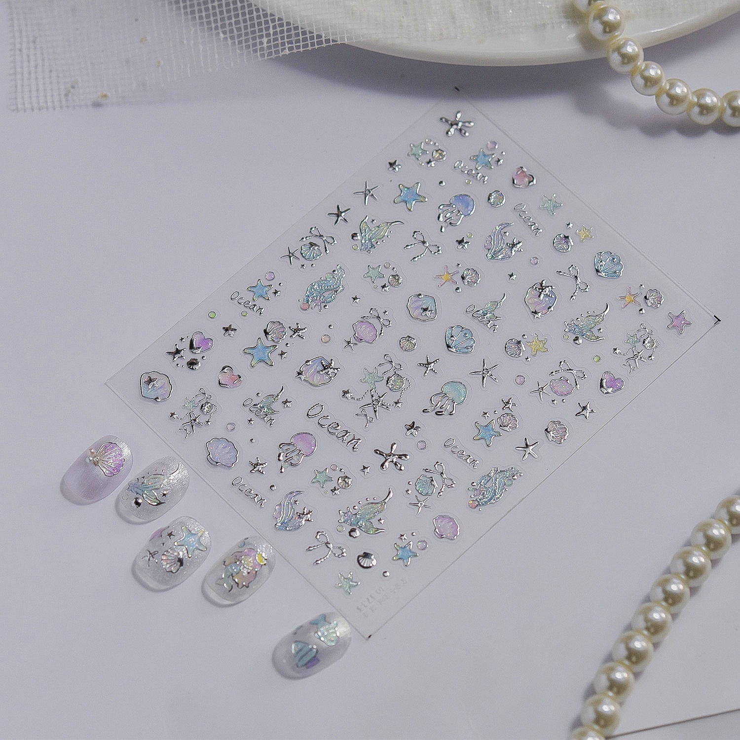 Hello Claws | Starry Starfish Nail Deco Sticker 