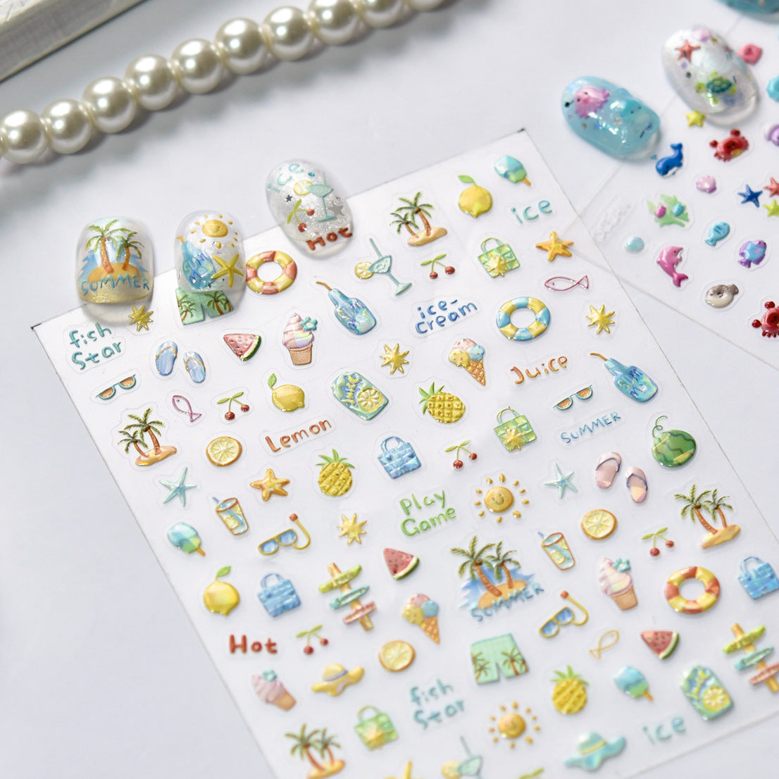 Hello Claws | Summer Juice Nail Deco Sticker 