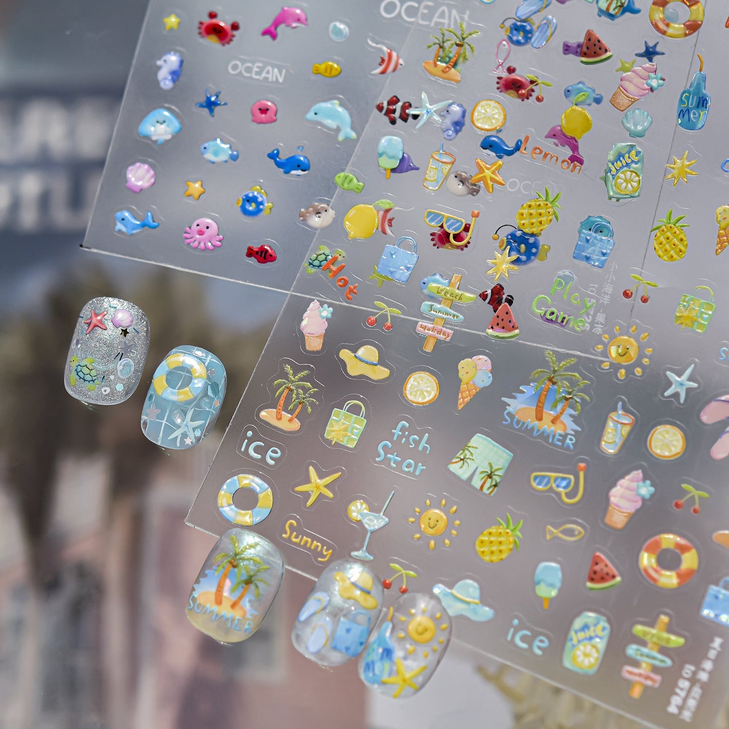 Hello Claws | Summer Juice Nail Deco Sticker 