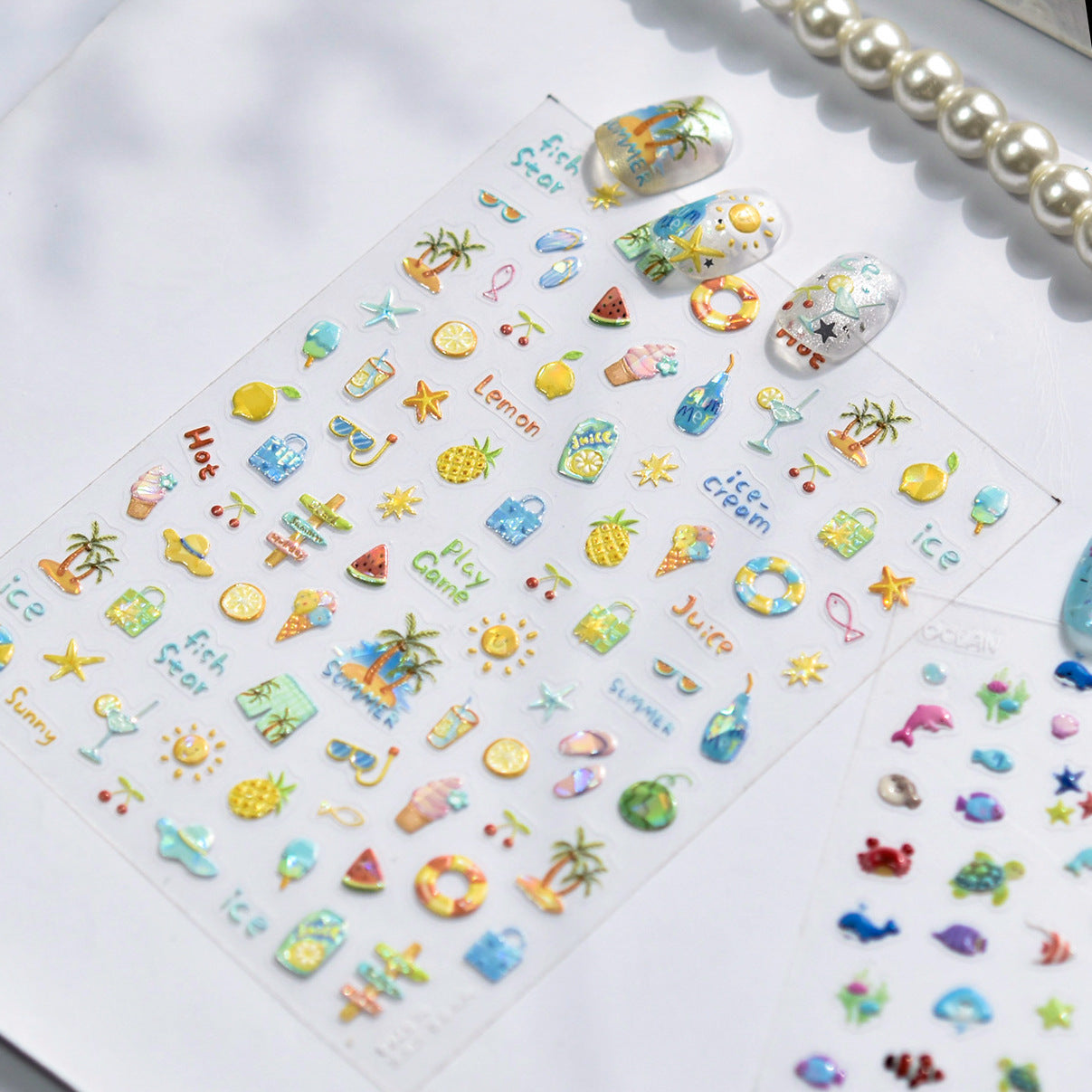 Hello Claws | Summer Juice Nail Deco Sticker 