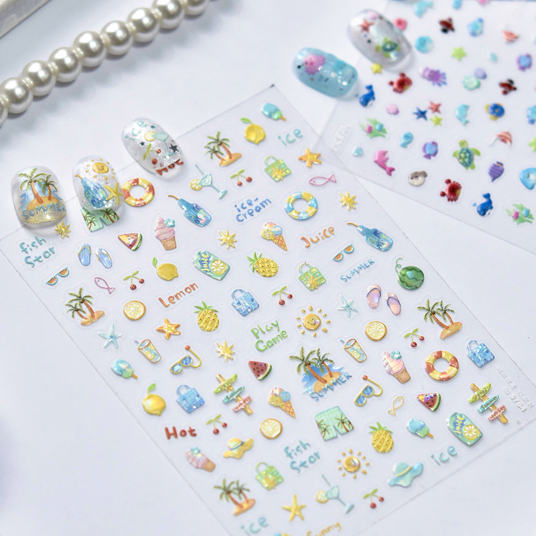 Hello Claws | Summer Juice Nail Deco Sticker 