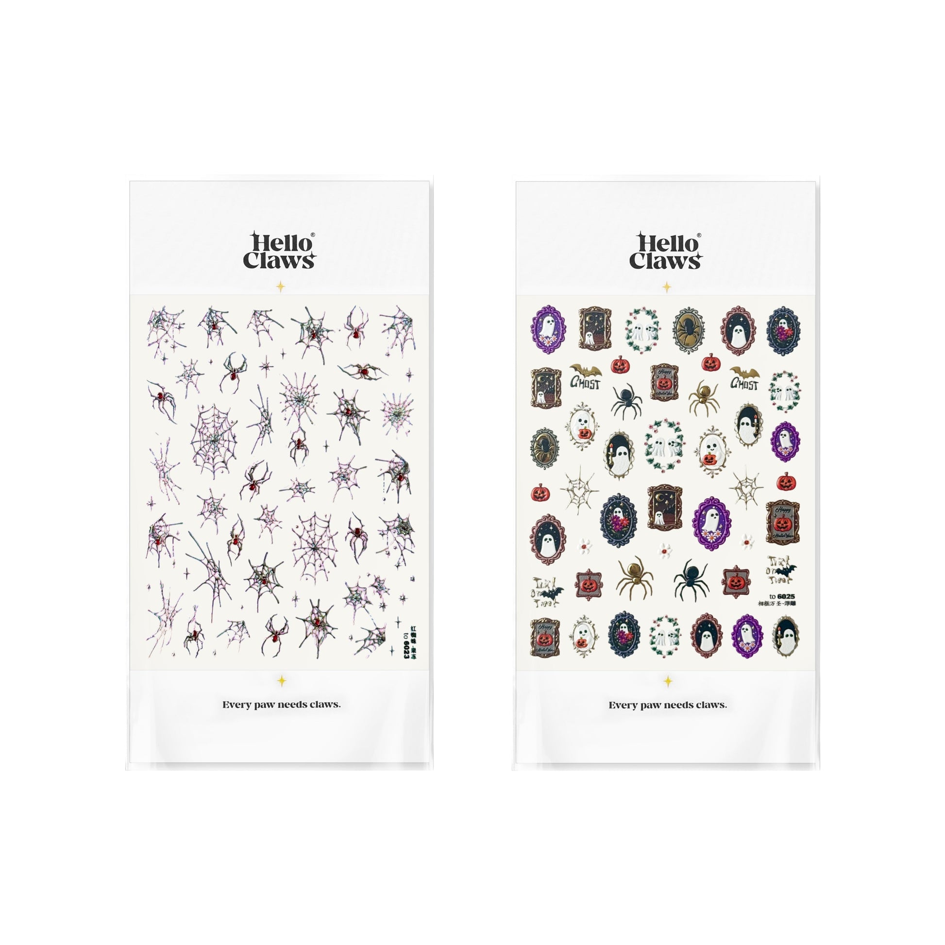 Hello Claws | Halloween Spider Nail Deco Stickers 