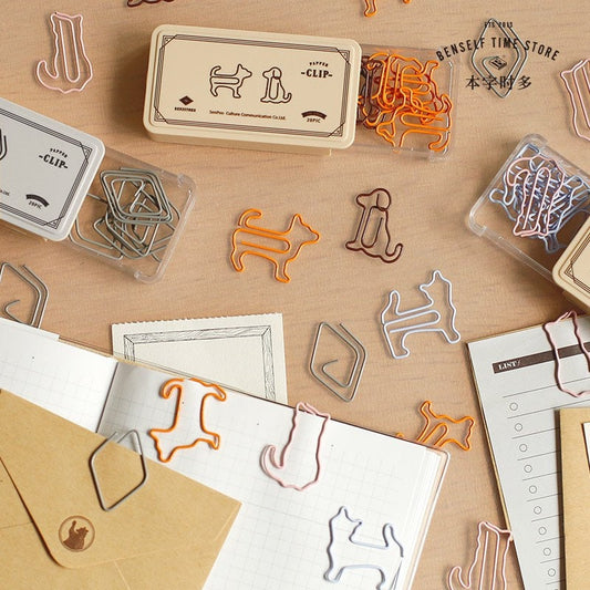 Cat/Dog Paper Clip | Bookmarks