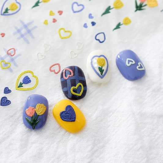 Hello Claws | Folwer Nail Deco Sticker