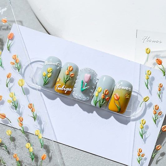 Hello Claws | Spring Tulip Nail Deco Sticker