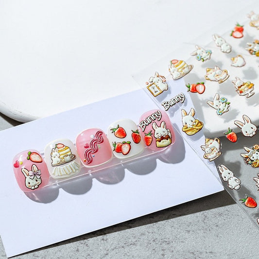 Hello Claws | Kawaii Bunny Nail Deco Sticker
