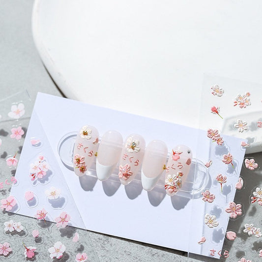 Hello Claws | Pink Cherry Blossom Nail Deco Sticker