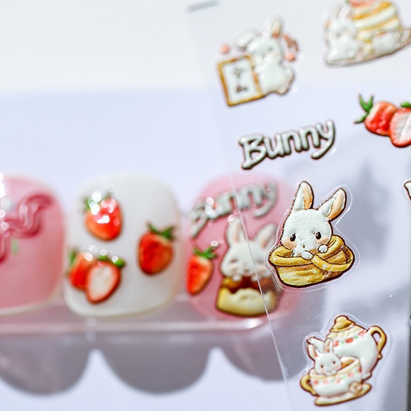 Hello Claws | Kawaii Bunny Nail Deco Sticker