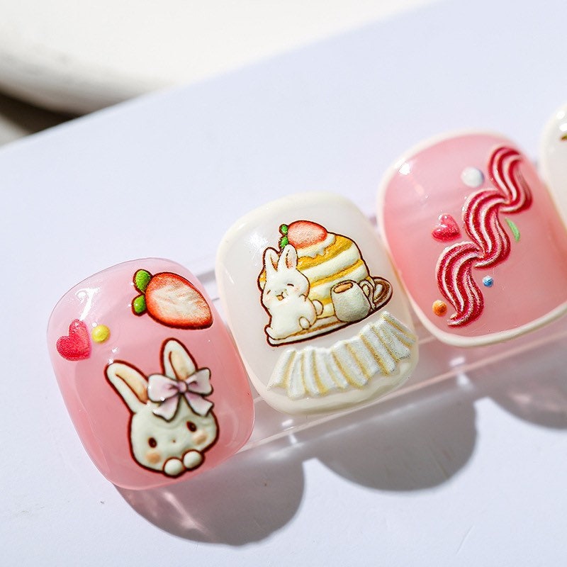 Hello Claws | Kawaii Bunny Nail Deco Sticker