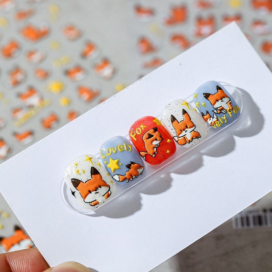 Hello Claws | Fox Star Nail Deco Sticker