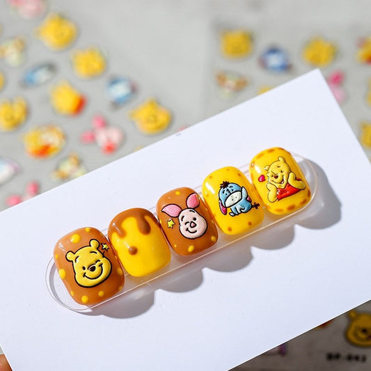 Hello Claws | Bear Winnie the Pooh Nail Deco Sticker