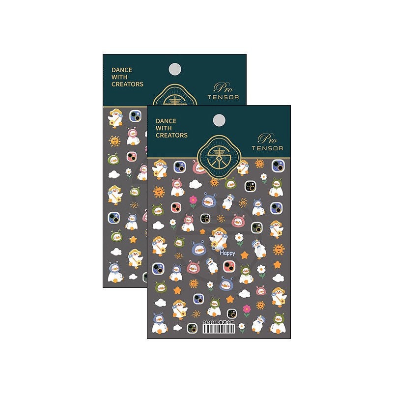 Hello Claws | Kawaii Duck Nail Deco Sticker