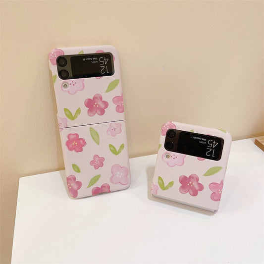 Samsung Galaxy Z Flip 4/ Z Flip 3 | Pink Flower Phone Cases