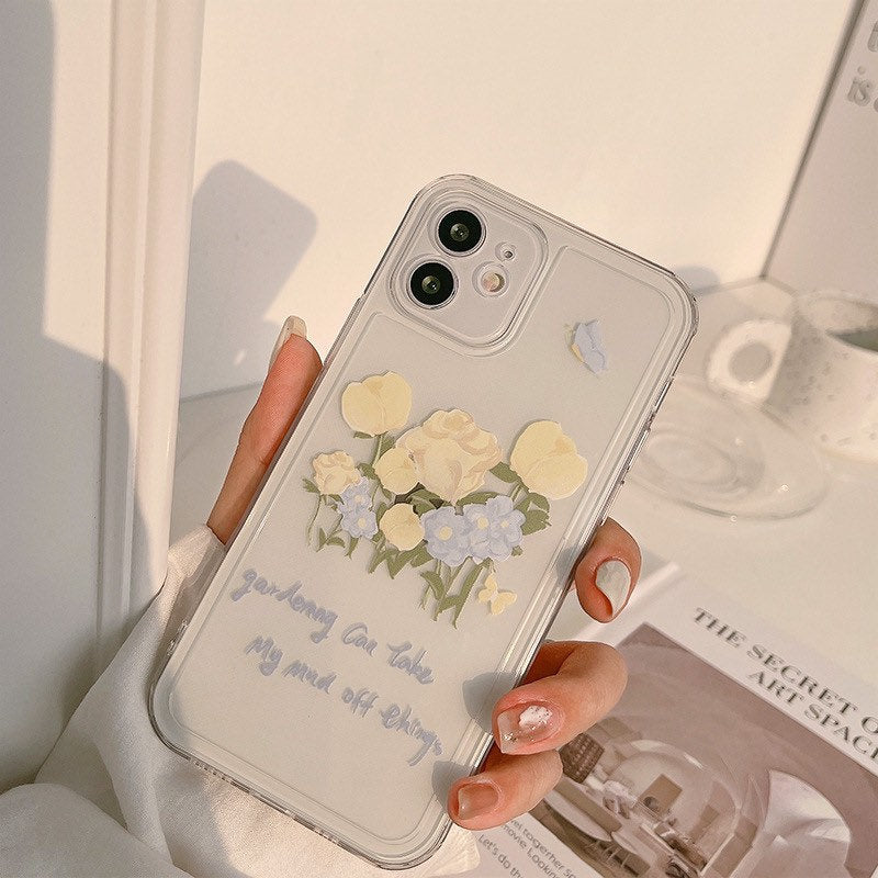 Yellow rose iPhone case
