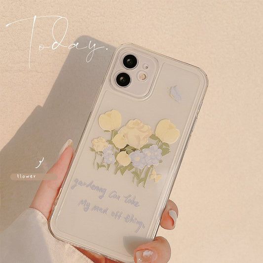 Yellow rose iPhone case