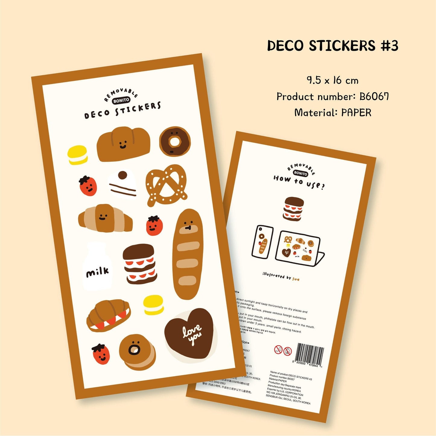 Bonito | Deco Stickers #3