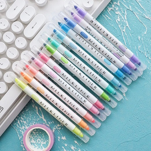 Mildliner Type Colourful Dual Pens 12set
